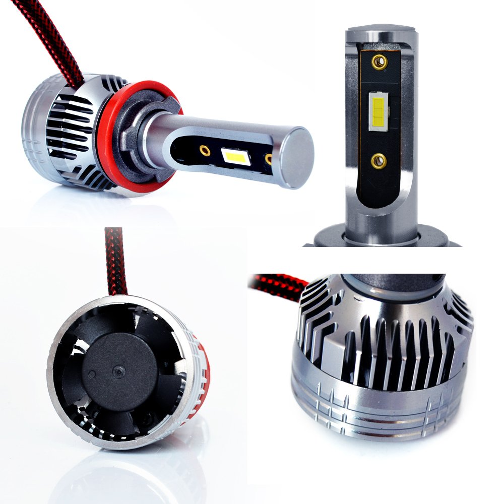 2021 New Bright 90w 9600lm Pk Led Headlight H7 Led H4 D2s D1s H11/h8/h9 Led Headlight Bulbs Conversion Kit 12V All Car DC 72W
