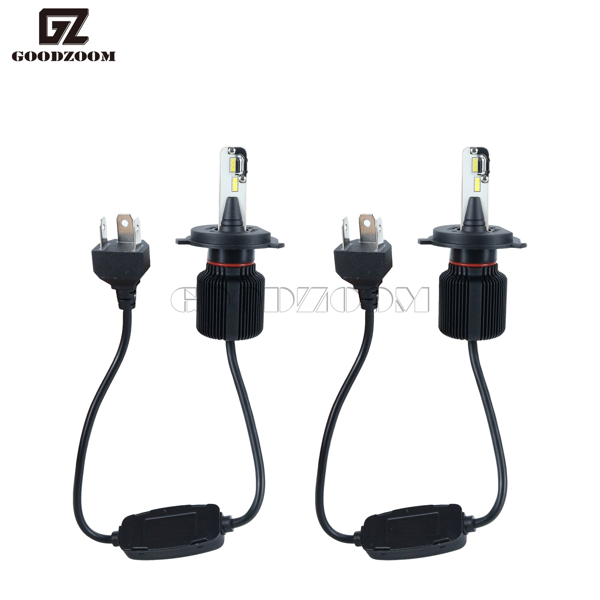 GOODZOOM New Vehicle Headlights Aluminium Alloy Headlight Premium Auto Parts Car Part Headlights Lamp H11 H7
