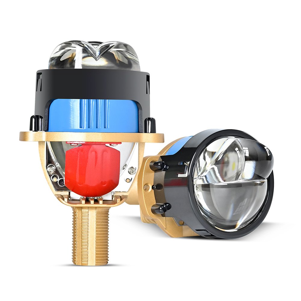 Xenplus New Hot Selling 1.8inch Dual Laser Projector LED Lens High Low Light H4 H7 H11 9005 12V Car Modification Accessories