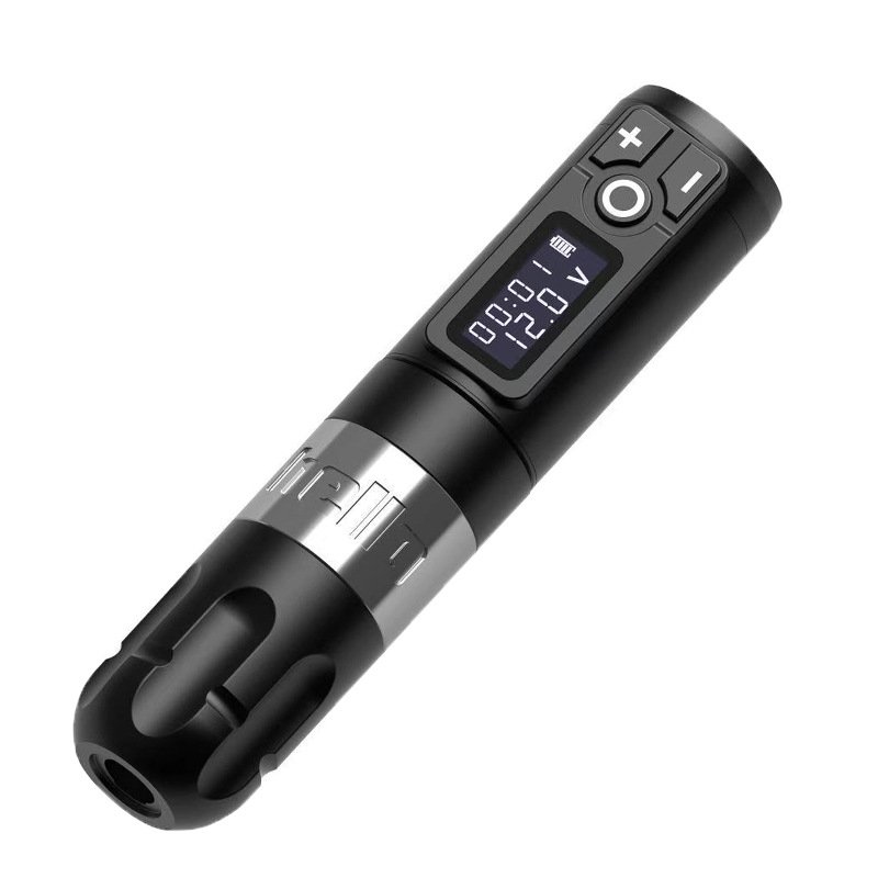 HELLO Soldier Wireless Tattoo Pen Machine Battery with Portable Power Coreless Motor Digital LED Display For Body Art