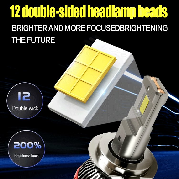 High Low Beam H11 9004 9005 9006 9012 High Quality Car Accessories Led Headlights Bulbs H1 H3 H4 H7 Auto Lights Head Lamps