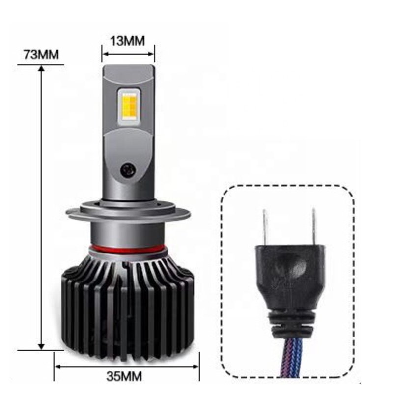 Onelight K9 High Quality Canbus EMC 60W 7200lm H4 Led Car Headlight Bulbs