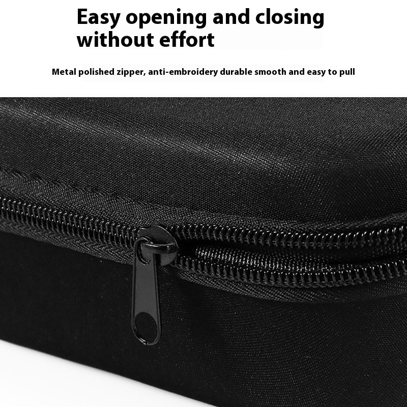Small Portable EVA Case with Zipper Pouch Waterproof Storage Organizer for Electronic Accessories