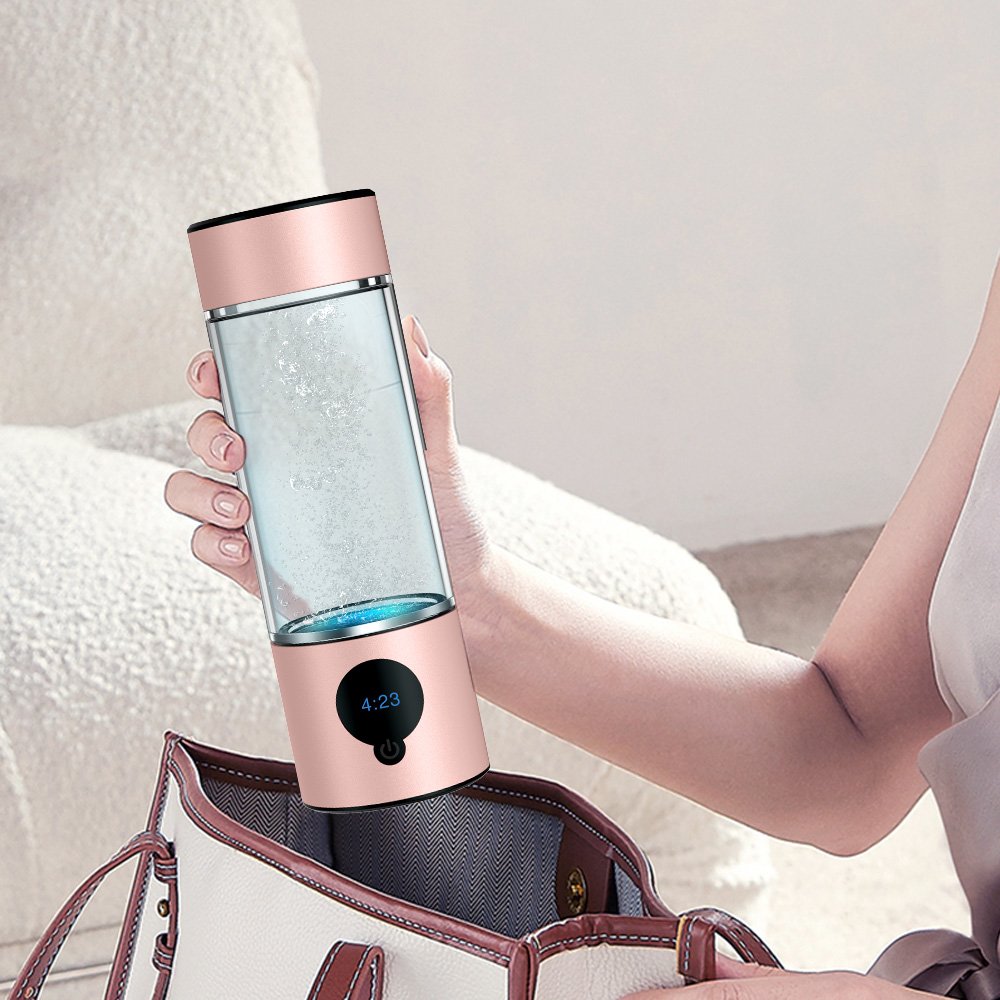 Suyzeko 5000ppb+ With Inhaler Hydrogen Rich Water Cup Generator 2024 Best High Quality Portable Hydrogen Water Bottle 6000ppb