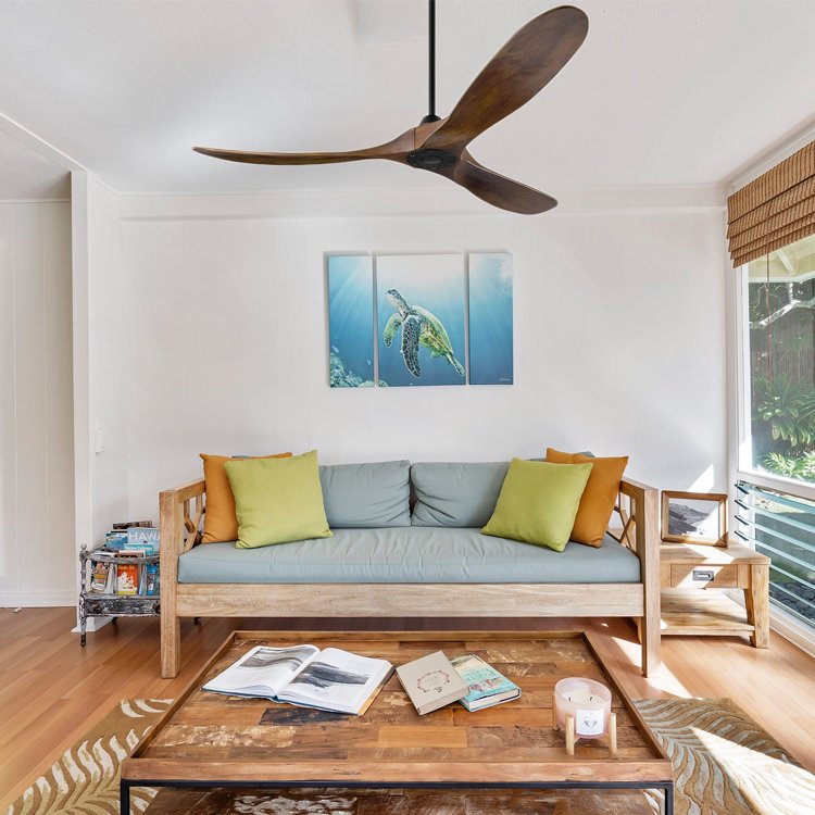Alaska Brushless Aviation Timber Style Bldc Decorative 1400mm Modern Large Wood Ceiling Design Fan for Luxury Hotel