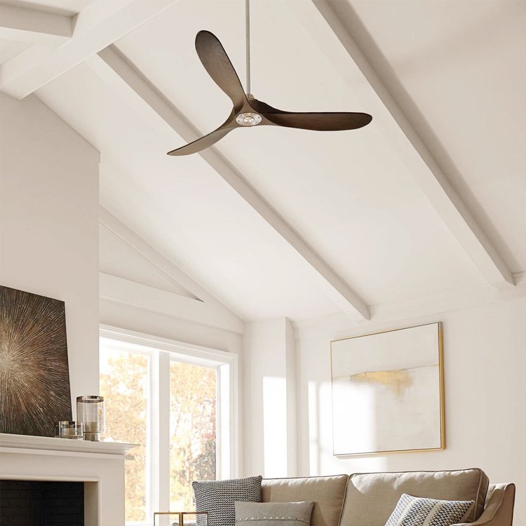 Alaska Brushless Aviation Timber Style Bldc Decorative 1400mm Modern Large Wood Ceiling Design Fan for Luxury Hotel
