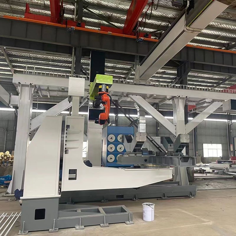 Dual Axis L Type Welding Robotic Positioner With Different Loading Weight