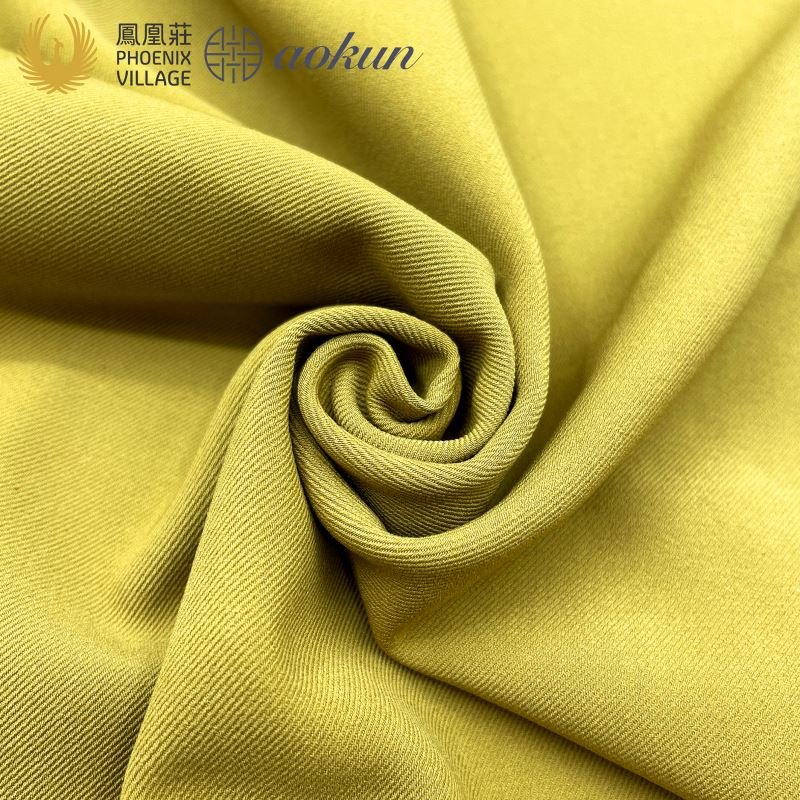 Fabric Suit 92%Polyester 8%Spandex Woven Composite Fabric 4 Way Spandex Twill for Garment