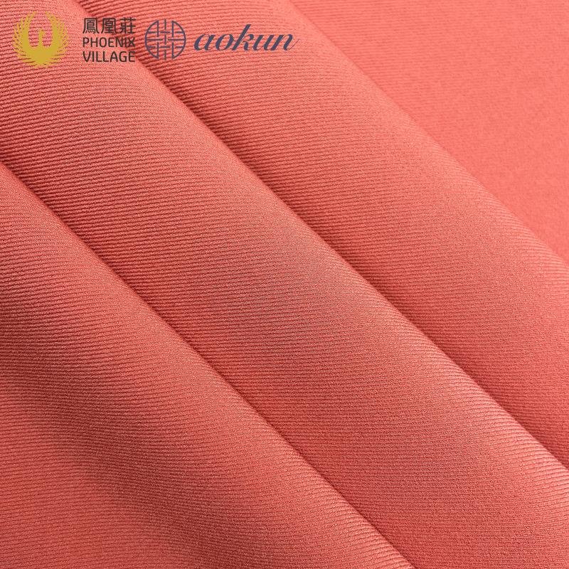 Fabric Suit 92%Polyester 8%Spandex Woven Composite Fabric 4 Way Spandex Twill for Garment