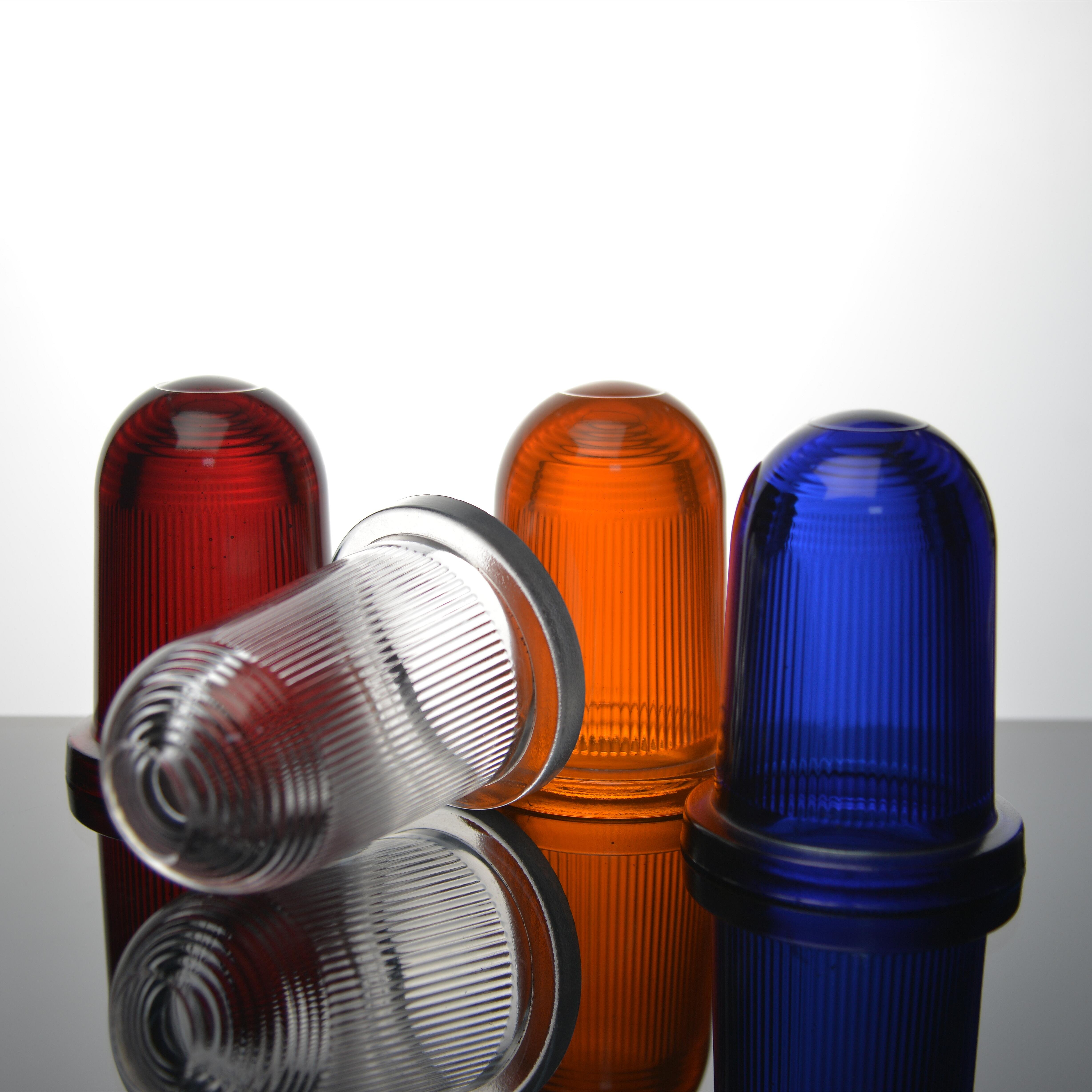 Factory Customized Wholesale Fittings Dustproof and Explosion-proof Glass Lampshade for Outdoor Obstacle Light signal Light