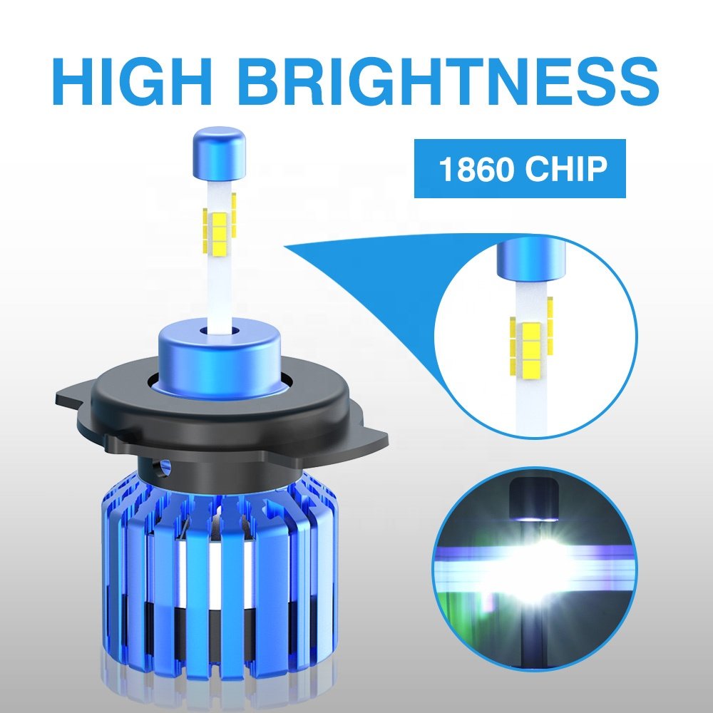 Motoled Led Headlight Bulb H4 HS1 H7 P15D H6M AC DC 120W 16000LM High Low Beam for Motorcycles Car Offroad ATV UT