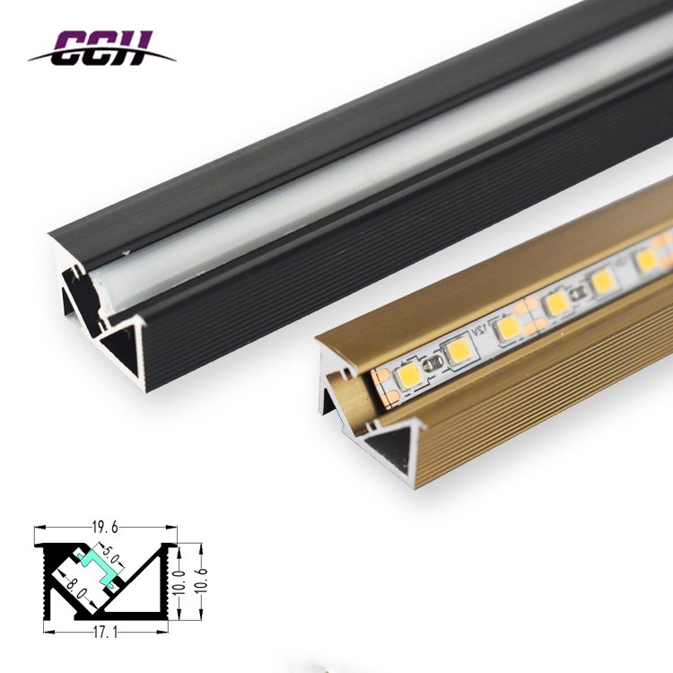 Furniture Cabinet LED Aluminum Light Slotted Aluminum Linear Strip Lighting System Recessed Led Linear Light for Kitchen Cabinet