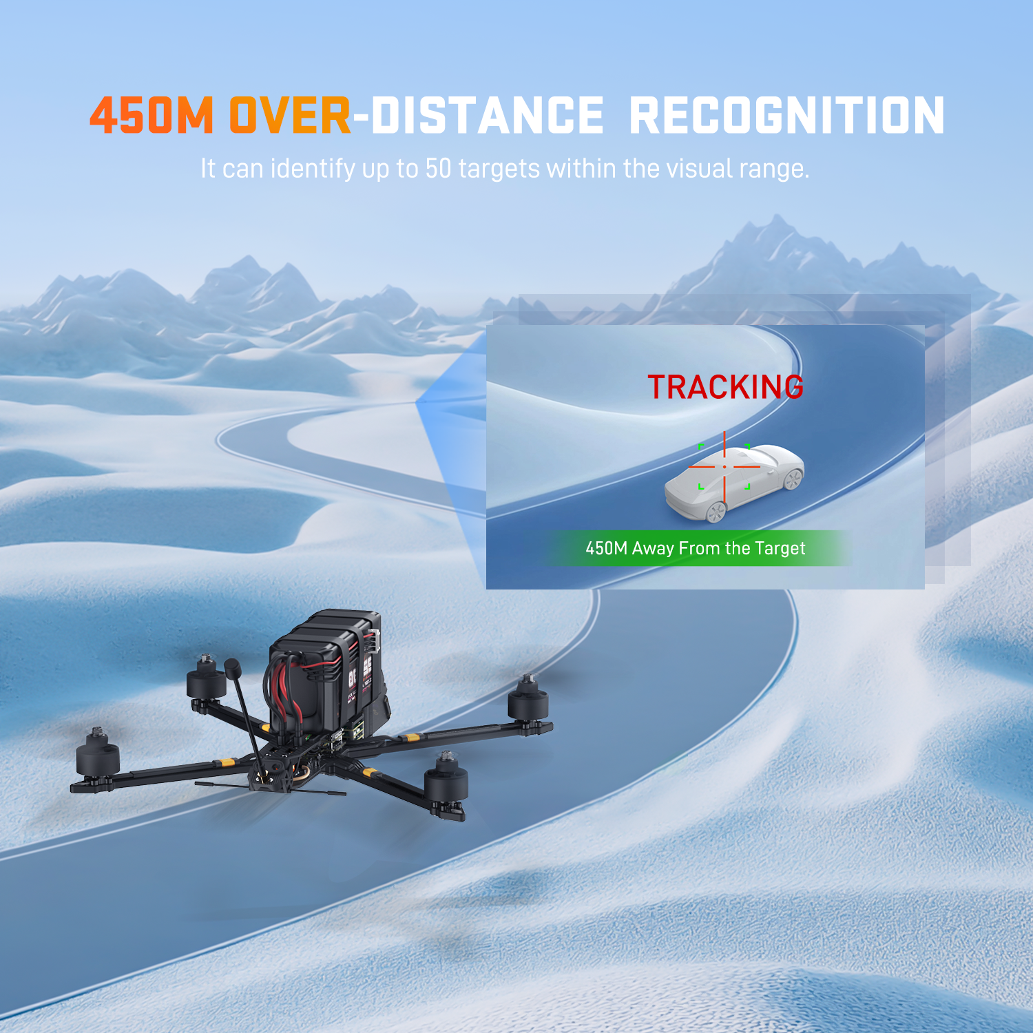HS Airforce Racing FPV Al VisionCube S D ST DT Intelligent Locking Tracking System Target Lock Guidance Module Drone Accessories