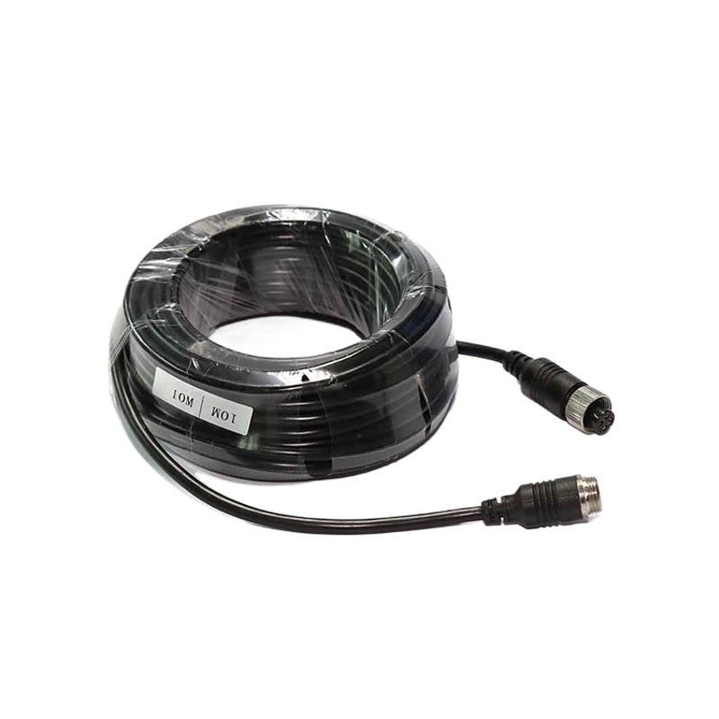 High Quality 10m 4Pin Aviation Connector Din Cable Power & Video for Surveillance Accessories