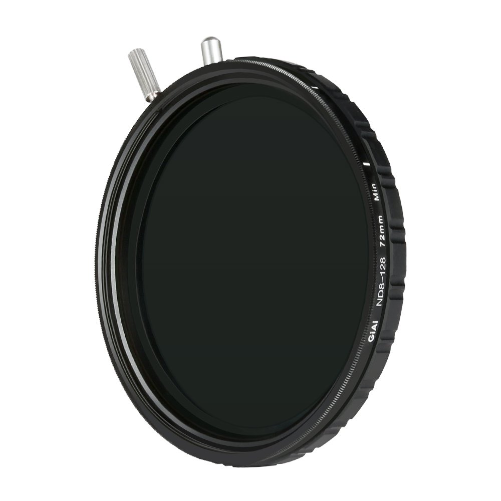 GiAi OEM VND8-128 Camera Lens Filter Adjustable Neutral Density Filter 43 55 58 62 67 77 82mm for Sony Nikon Camera