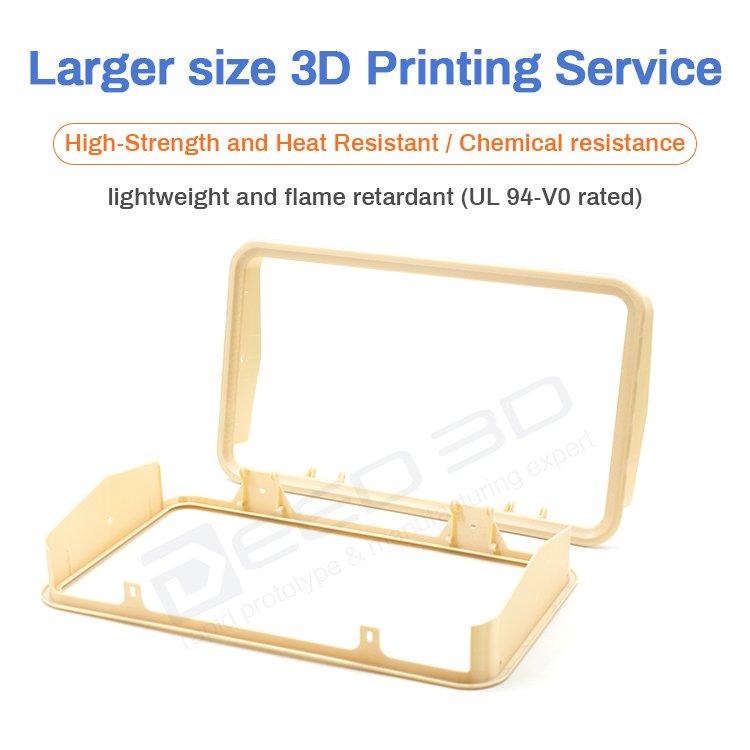 3D Printing Service Large Size FAR Aviation Grade Flame Retardant Aircraft Cabin Interior Parts ULTEM9085 Resin PC Plastic Model