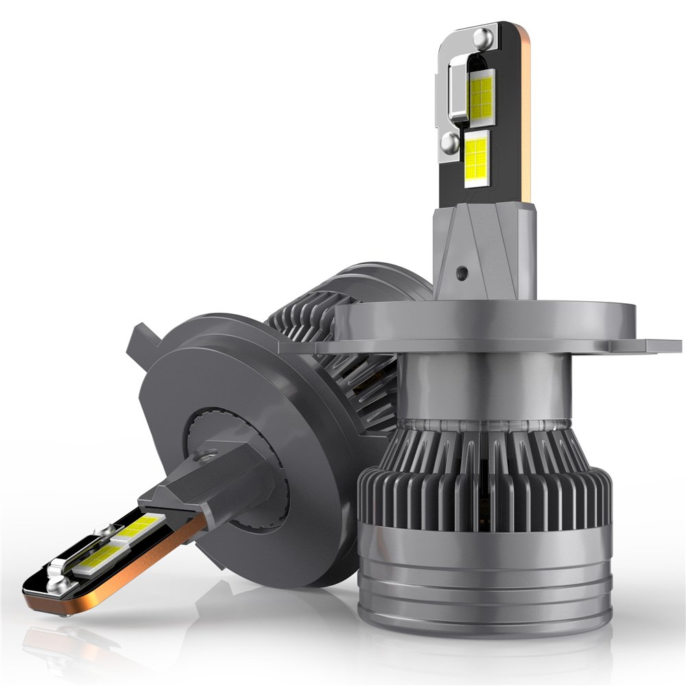 High Quality H4 LED Headlamp Super High Power 6000K Car Accessories Canbus Compatible 9-36V H1 H7 H11 9005 9012 9006 Homglight