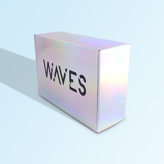 Factory Holographic Colorful Paper Box Cosmetic Custom Logo Gift Mailer Box Printed Corrugated Shipping Packaging Boxes Accept