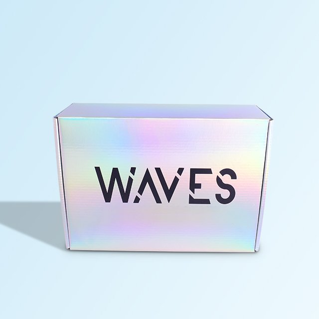 Factory Holographic Colorful Paper Box Cosmetic Custom Logo Gift Mailer Box Printed Corrugated Shipping Packaging Boxes Accept