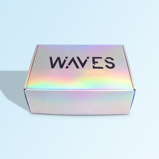 Factory Holographic Colorful Paper Box Cosmetic Custom Logo Gift Mailer Box Printed Corrugated Shipping Packaging Boxes Accept