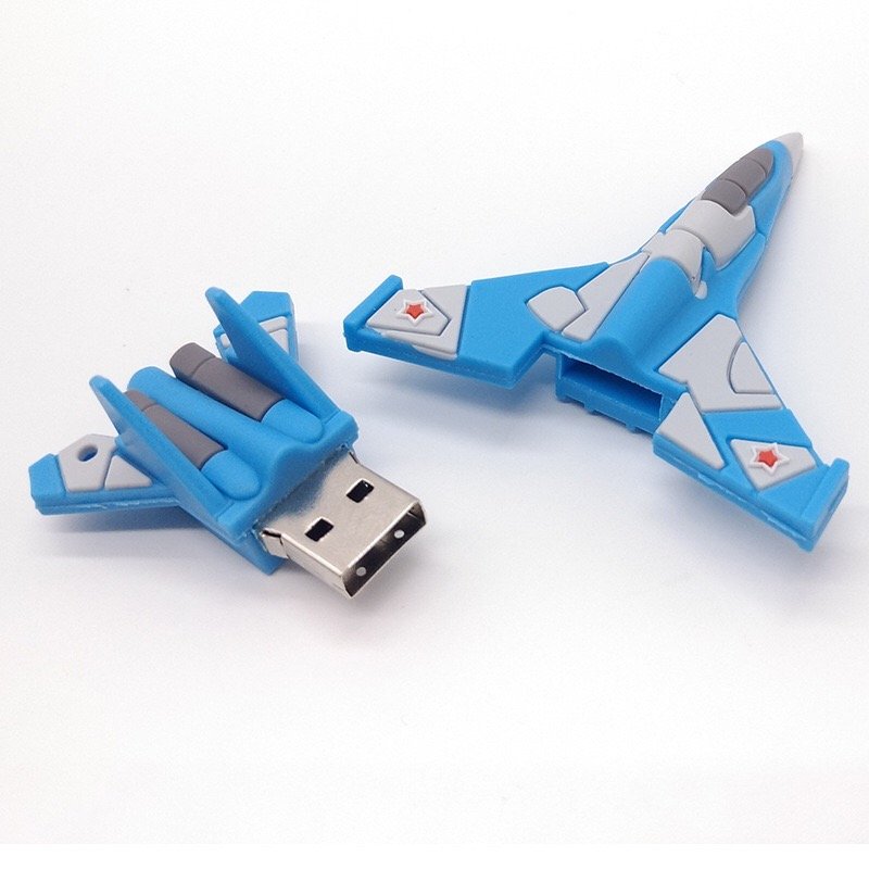 custom aeroplane aircraft usb stick rubber pvc 3D helicopter plane airplane shape usb flash drive