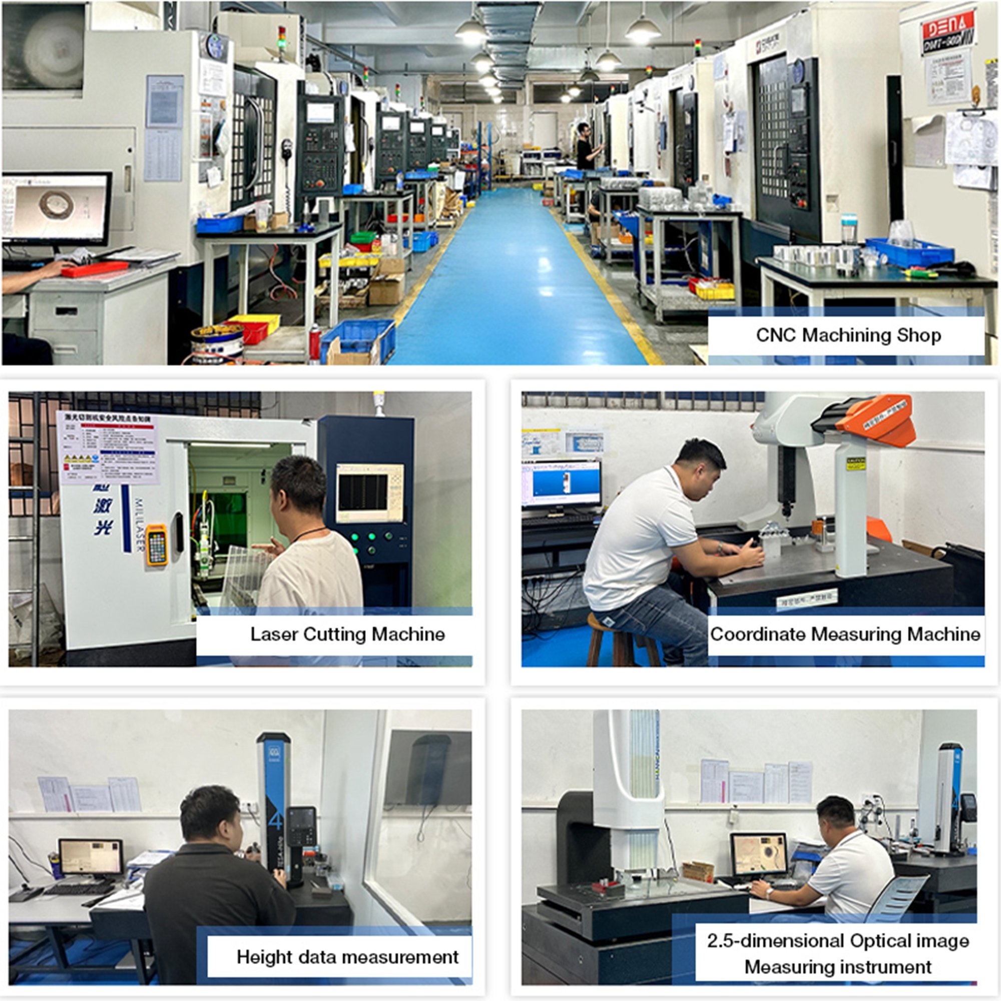 Voguc Made in China High Precision CNC 3/4/5 Axis Complex Machining Parts Fabrication with Assembly Services