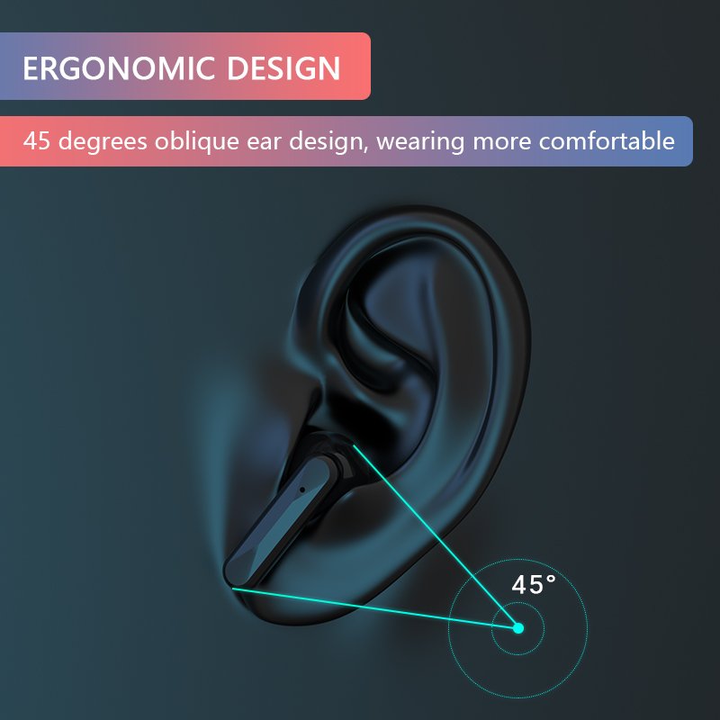 S20 Mirroring Accessories Tws Earbud Touch Control Digital Display Headphones Stereo Waterproof Wireless Headsets Tws Earphones