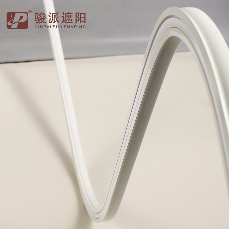 Factory Direct Quality Flexible S Ripple Fold Curtain Track Modern Style Metal Ceiling Mounting Rail for Straight Curved Windows