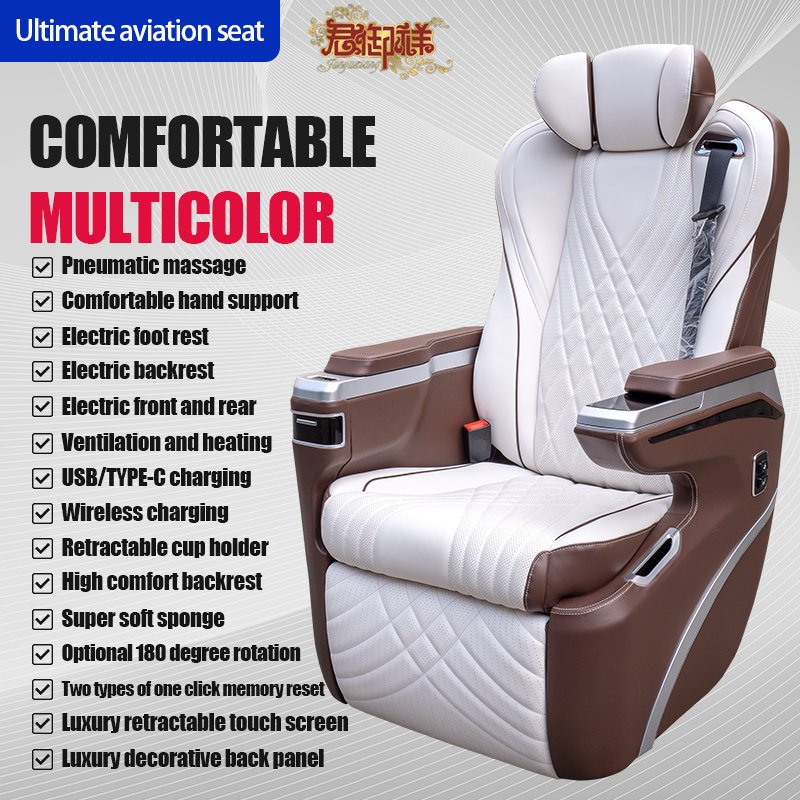 Aviation Seat Benz Vito V220 V250d V300 Sprinter V-class Factory Direct Sales Comfortable Luxury Electric Comfortable Car Seat