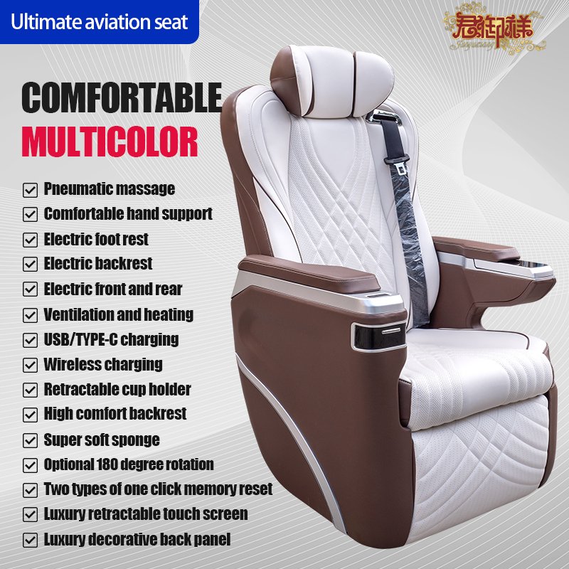 Aviation Seat Benz Vito V220 V250d V300 Sprinter V-class Factory Direct Sales Comfortable Luxury Electric Comfortable Car Seat