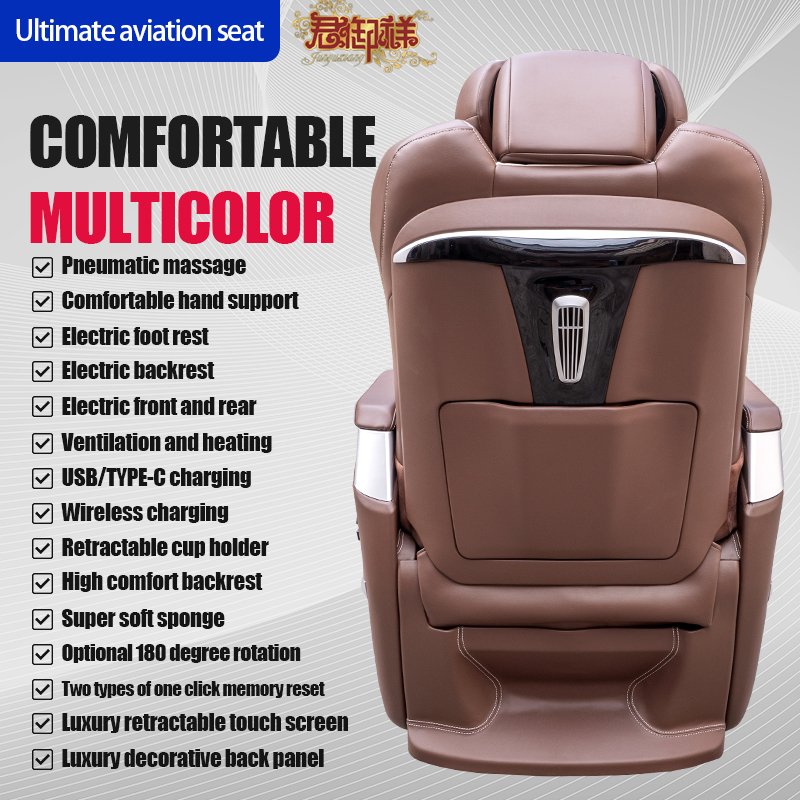 Aviation Seat Benz Vito V220 V250d V300 Sprinter V-class Factory Direct Sales Comfortable Luxury Electric Comfortable Car Seat