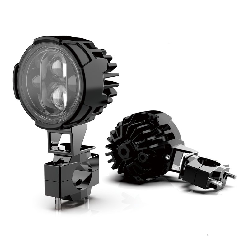 VISHAY 2 Pcs Car Motorcycle Waterproof LED External Lights Fog Light Headlight Lamp