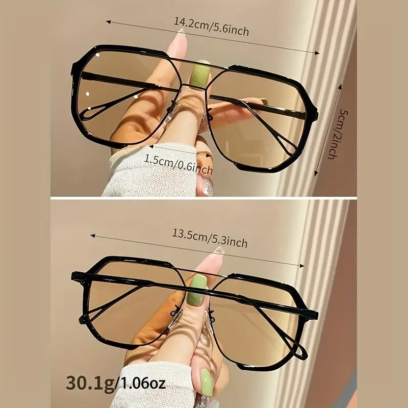 Wholesale Double Bridge Sunglasses Retro Metal Frame Sun Shades for Driving Beach Travel
