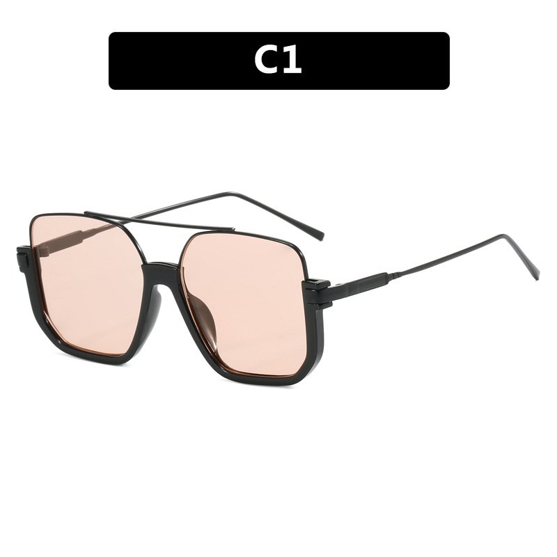 Wholesale Double Bridge Sunglasses Retro Metal Frame Sun Shades for Driving Beach Travel