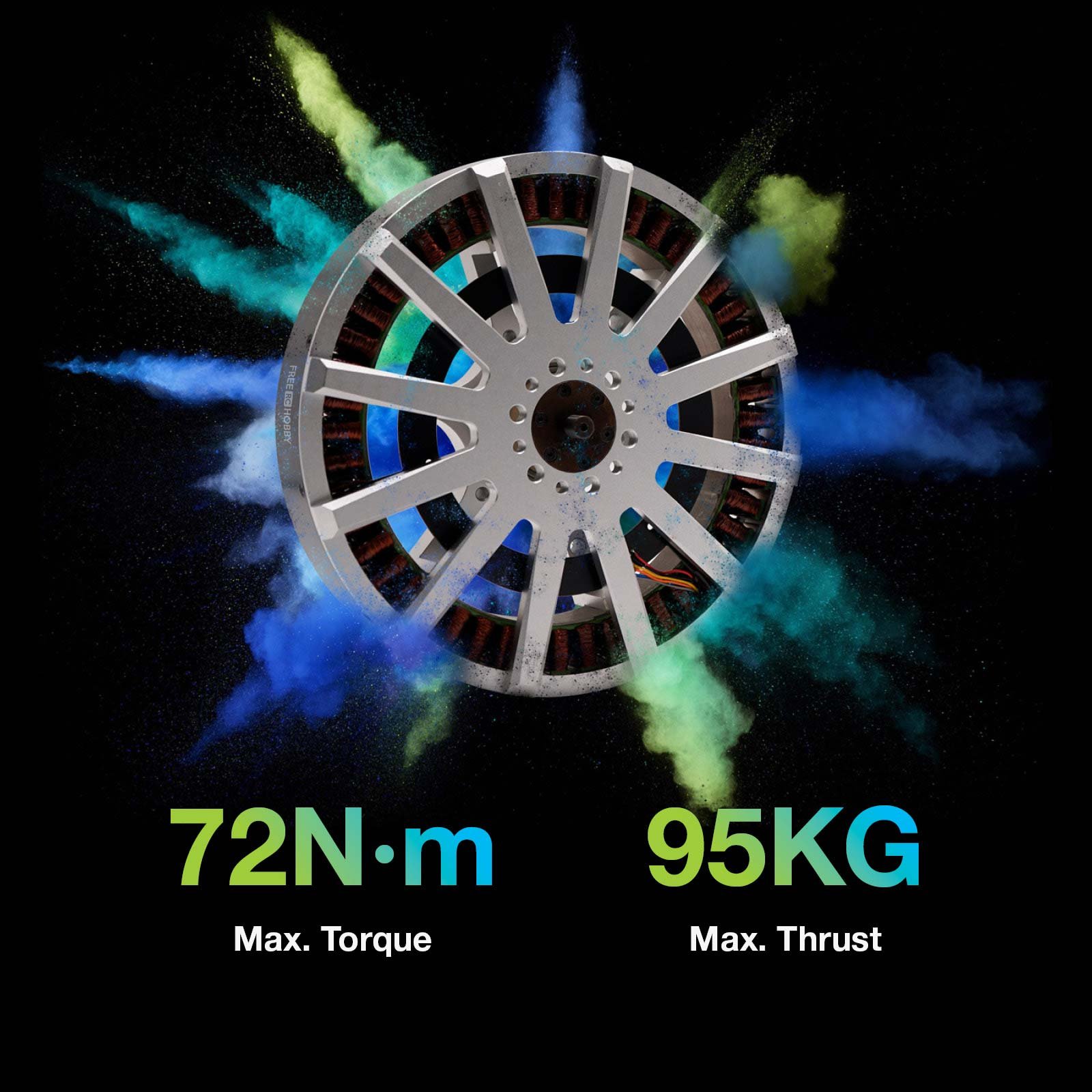 FRC H23850 KV35 100kg Thust Propulsion System dc 100v brushless motor for Manned Aircraft Multi-rotor Drone airplane paramotor