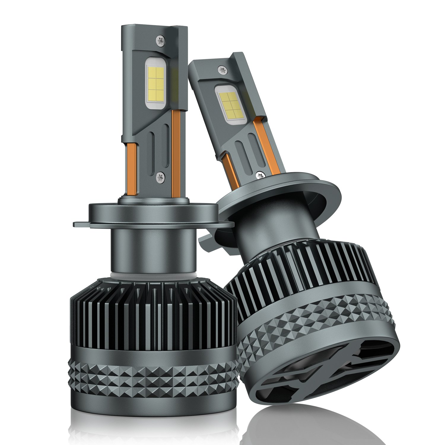 Wholesale Auto Parts CSP Chip LED Head Light with Fan H1 H3 H4 H7 H11 9005 90012 9006 Led Headlight Bulbs for Cars