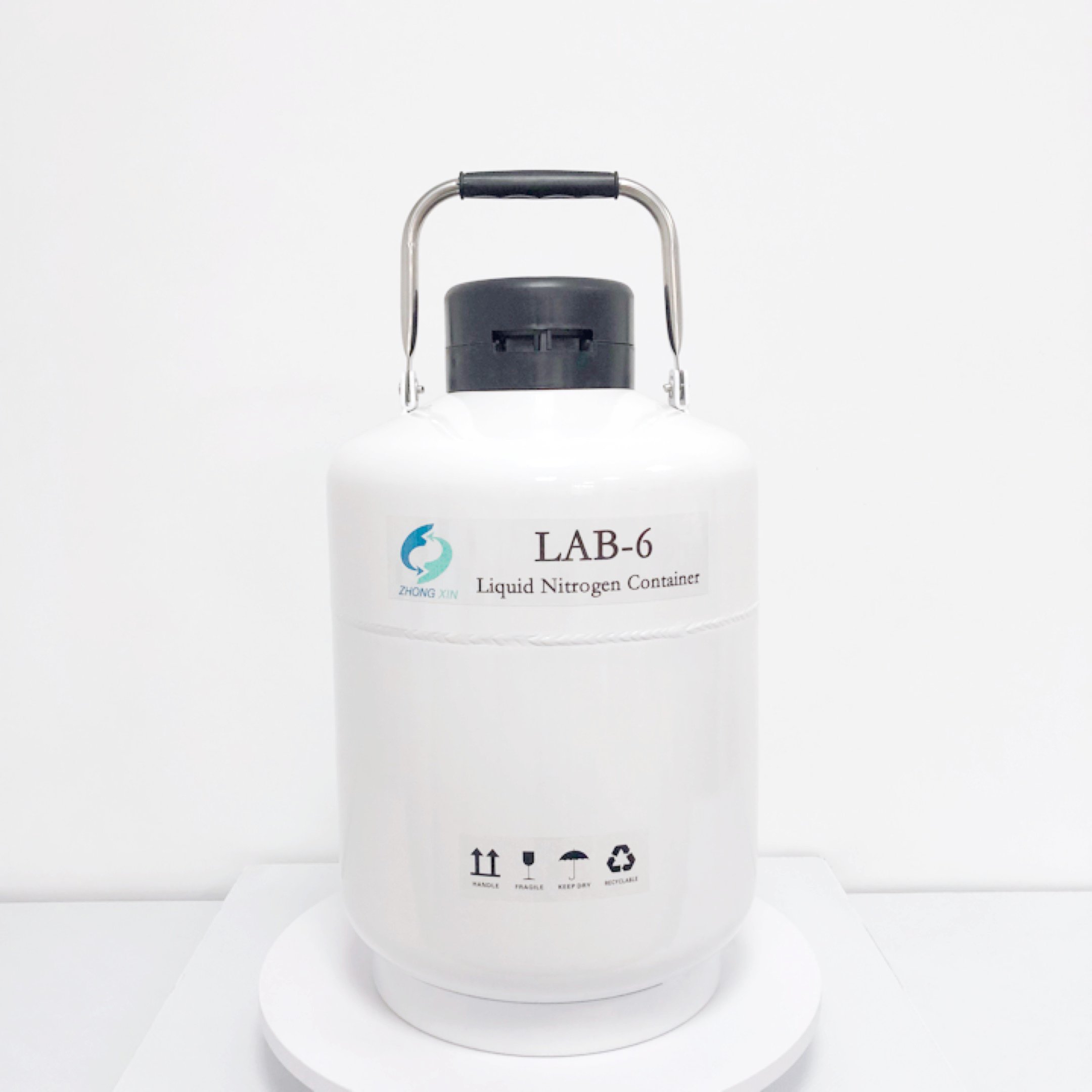 Sperm Freezing Animal Semen Thermos Liquid Nitrogen Dewar for Farm