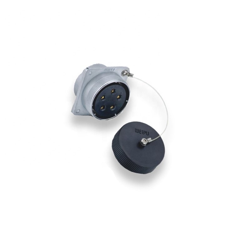 WEIPU Connector WS Series 10Pin Aviation Metal Plug Socket Threaded WS ZS Male Female Receptacle In-line Right Angled for Power