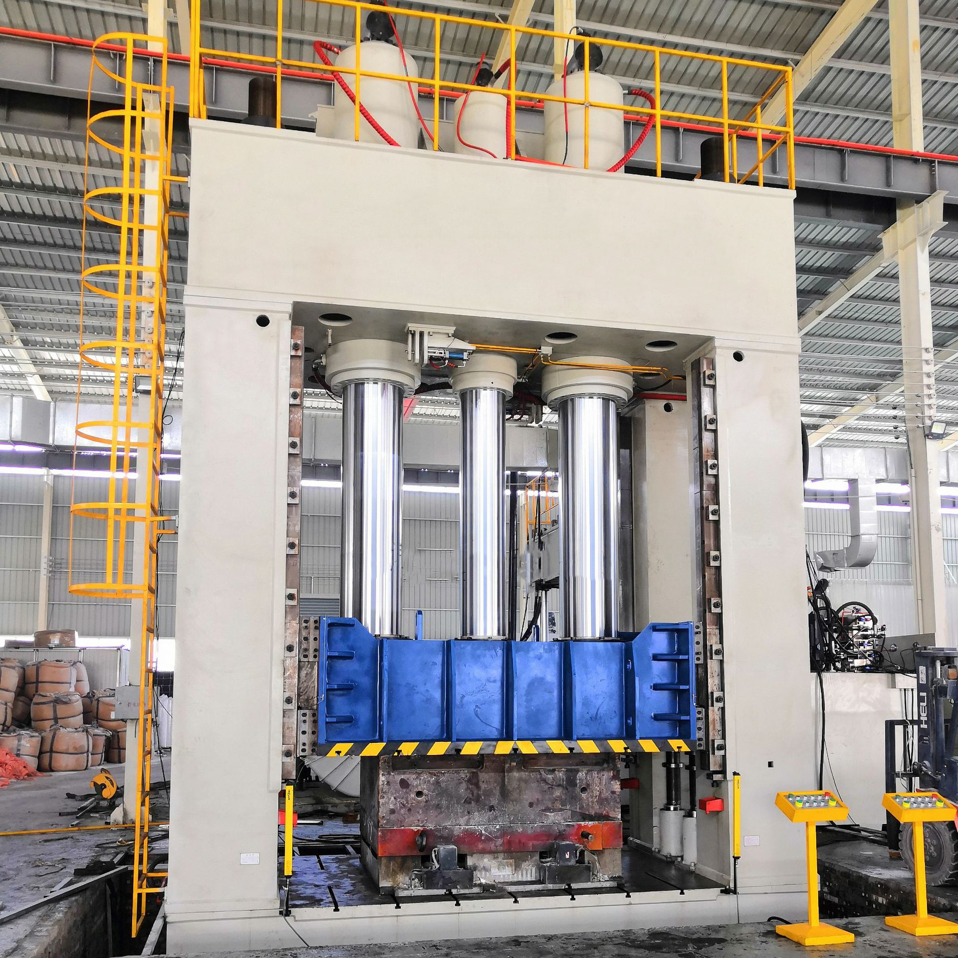 1000 Ton Cold Forging Press Turnkey Project Heat Sink Hydraulic Press