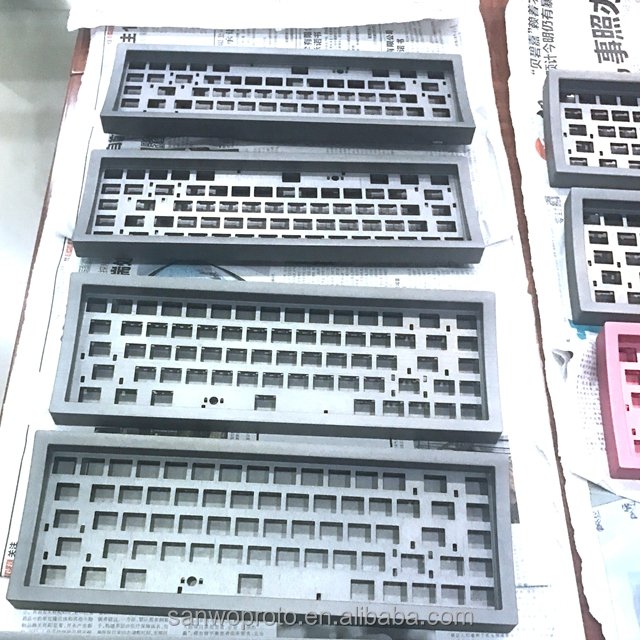 OEM Machined Factory Aluminum Keyboard Board CNC Machining Custom Aluminum Mechanical Keyboard Case