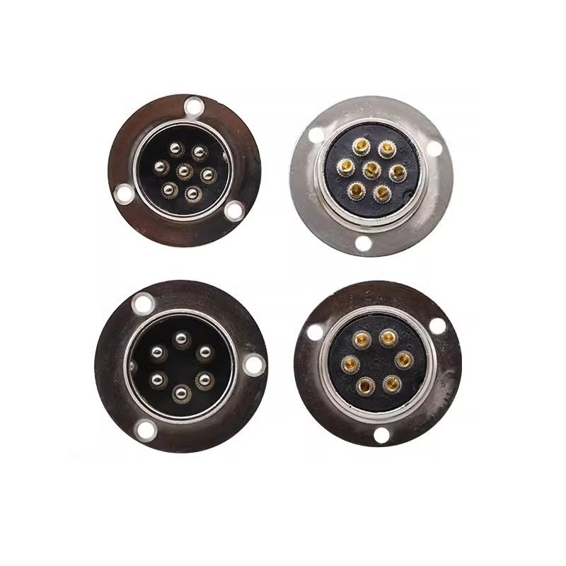 Six-core and Seven-core Aviation Plug Socket Connector Wire Feeder Control Line Two Welding Machine Male and Female Head