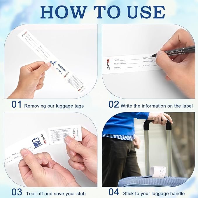 Custom Airline Luggage Tag Baggage Claim Tag Synthetic Baggage Check Tag With Logo.