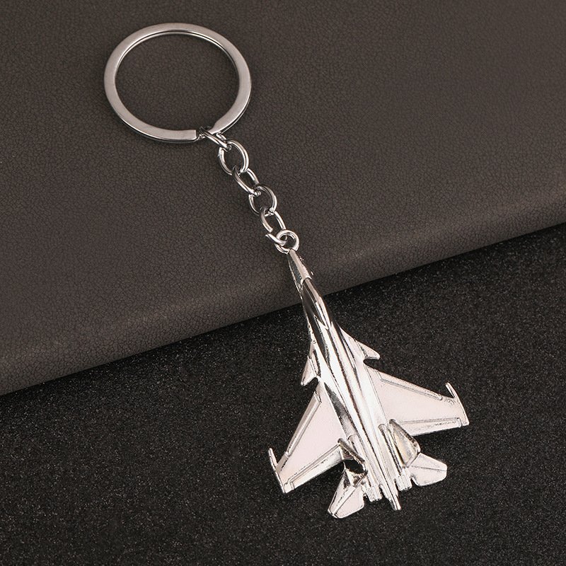 High Quality Souvenir Gift Mini Aviation Plane Accessories 3D Custom Aircraft Airplane Metal Key Chain