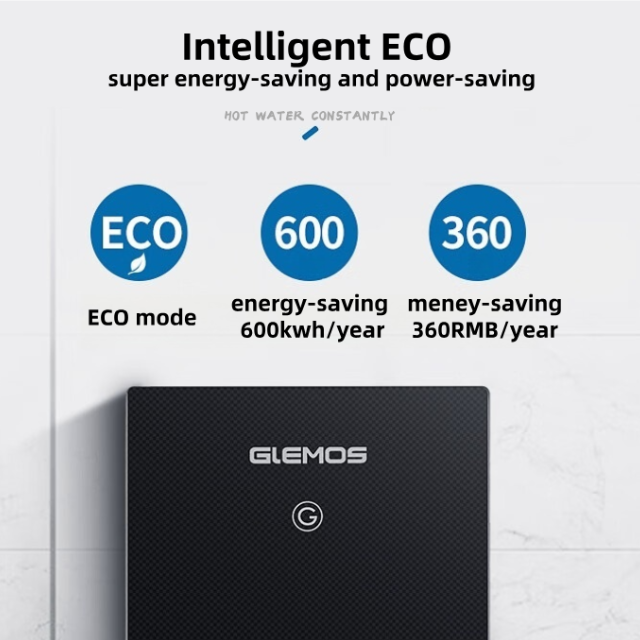 Electric Tankless Water Heater with LED Display Touch Control Wall-Mounted for Household Car Hotel Garage calentador de agua