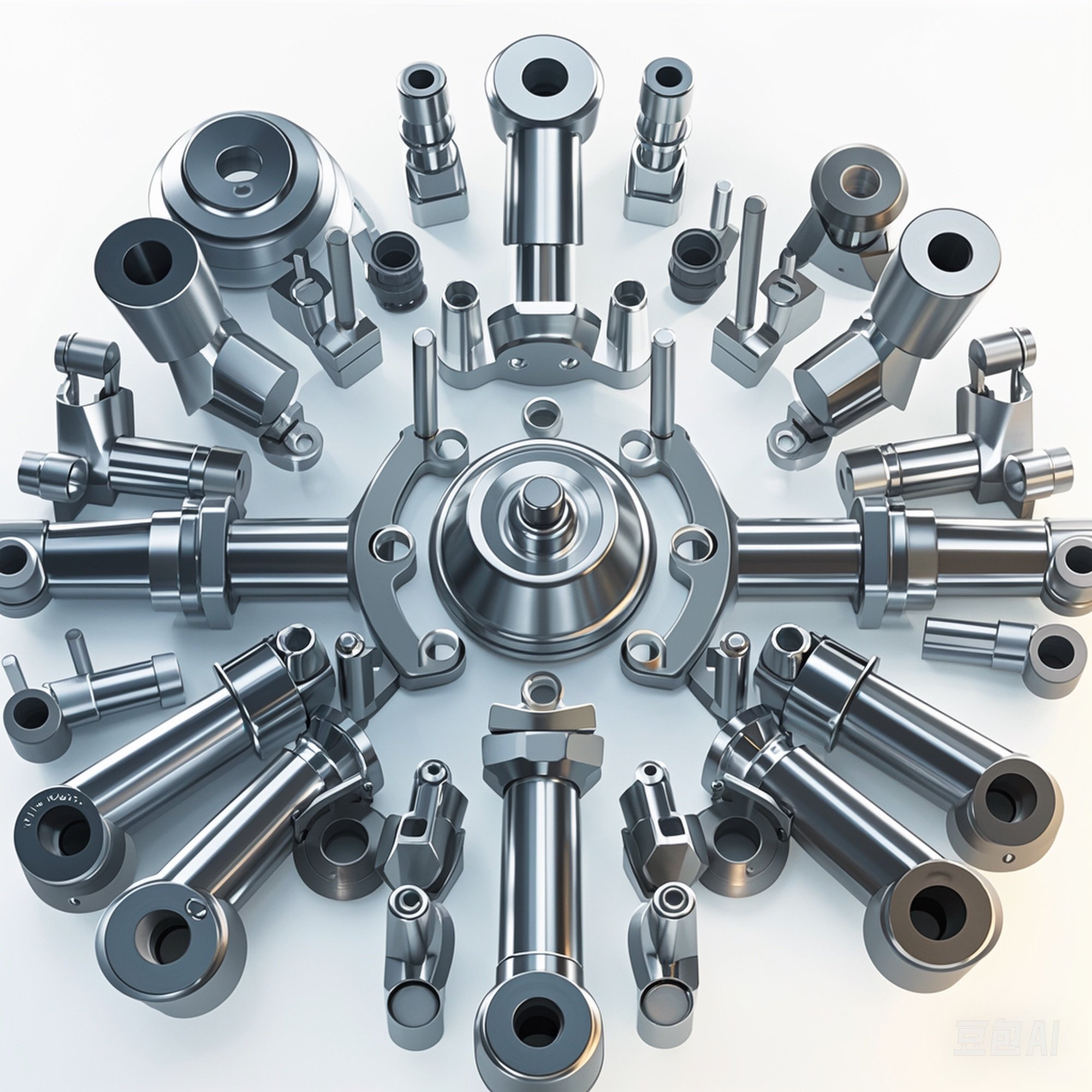 Precision Aviation Spare Parts Customized Aluminum and Stainless Steel CNC Machining Aircraft Spare Parts CNC Turning