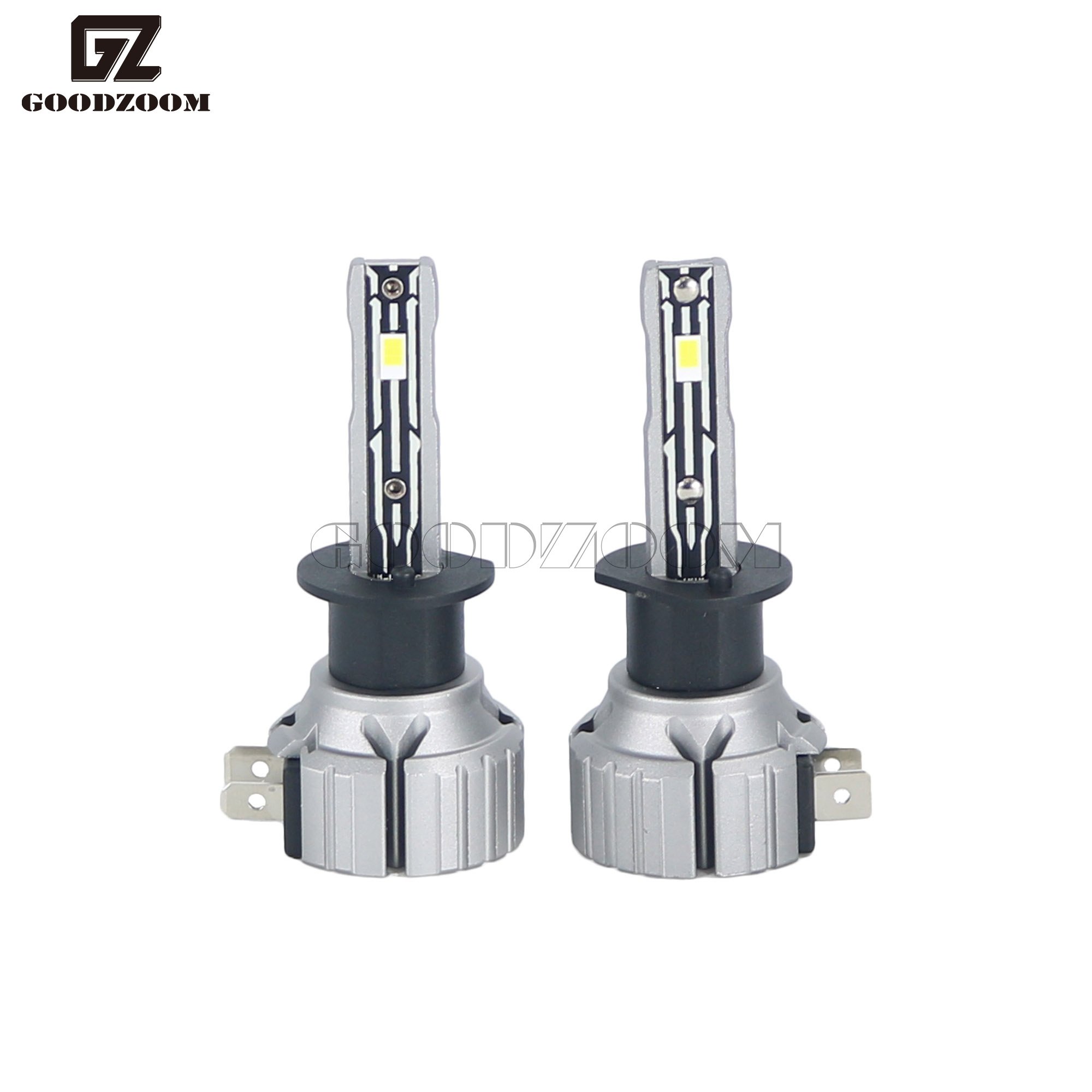GOODZOOM Premium Quality Other Auto Parts From China Aluminium Alloy Auto Part Headlight H4 H27 Led Headlights Bulb 6500K