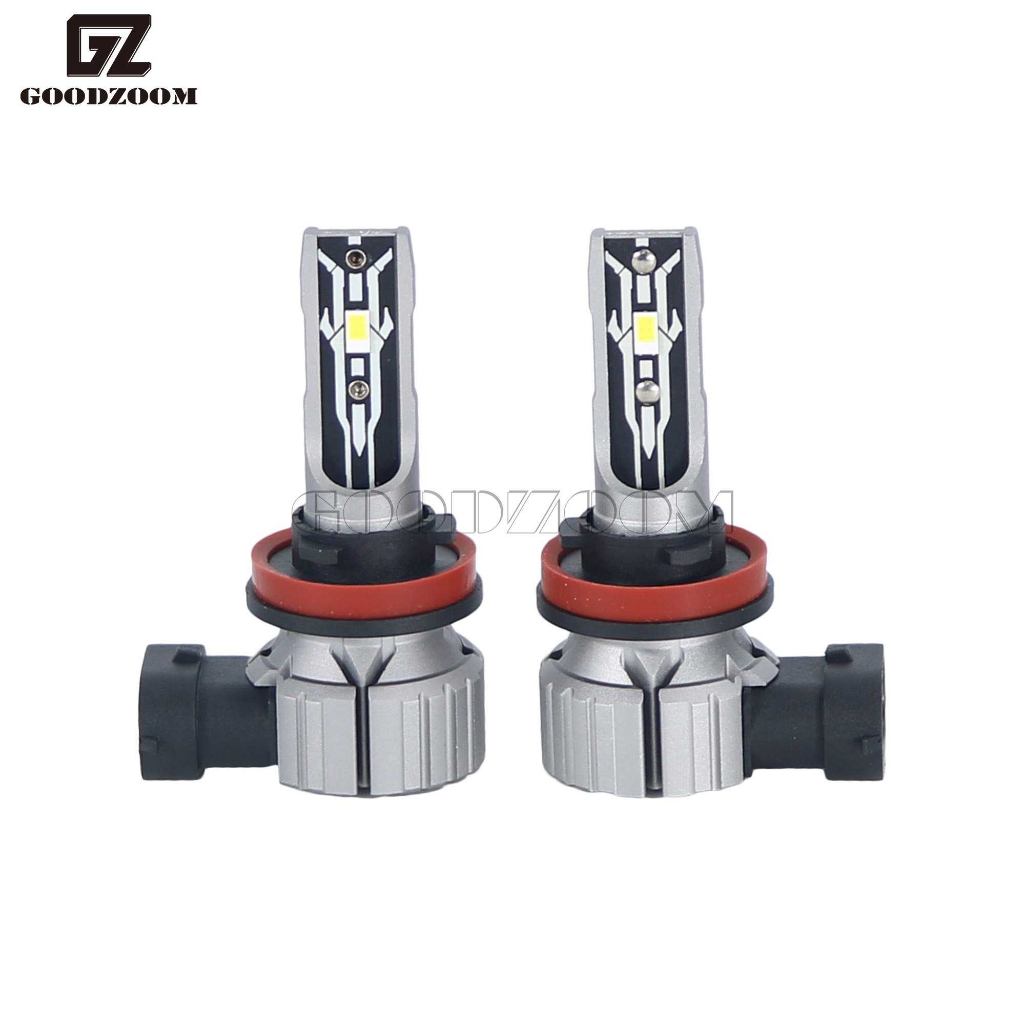 GOODZOOM Premium Quality Other Auto Parts From China Aluminium Alloy Auto Part Headlight H4 H27 Led Headlights Bulb 6500K