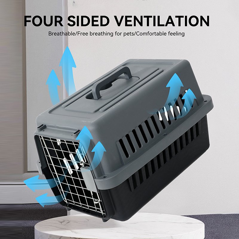 New Portable Car Pet Cage Pet Aviation Box Cat and Dog Transportation Carrier Pet Products