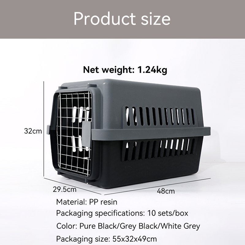 New Portable Car Pet Cage Pet Aviation Box Cat and Dog Transportation Carrier Pet Products