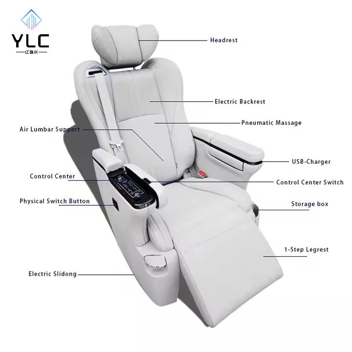 YLC Hot Sale Electric Car Seat Luxury for Gl8 Seats for Luxury Vip Van Car for V-class V250 V260 W447